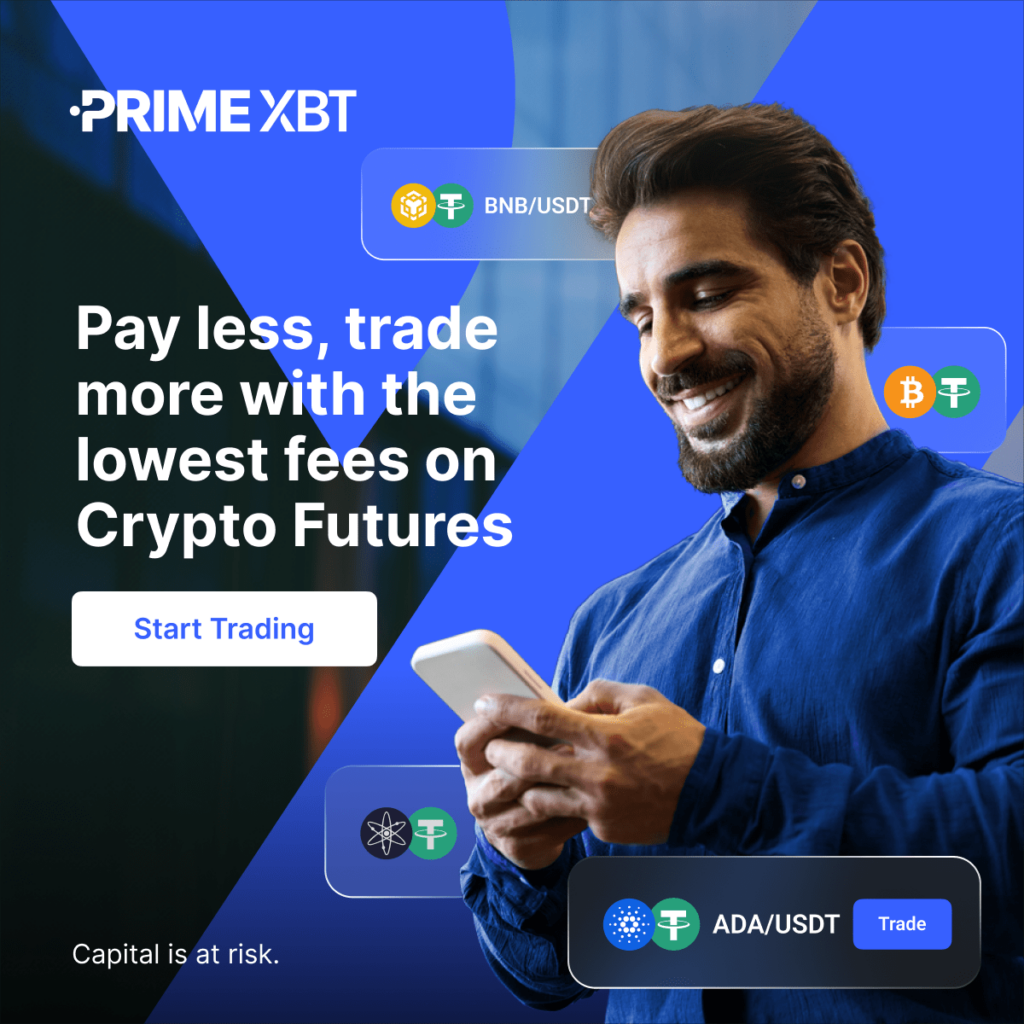 PrimeXBT crypto futures trading fees