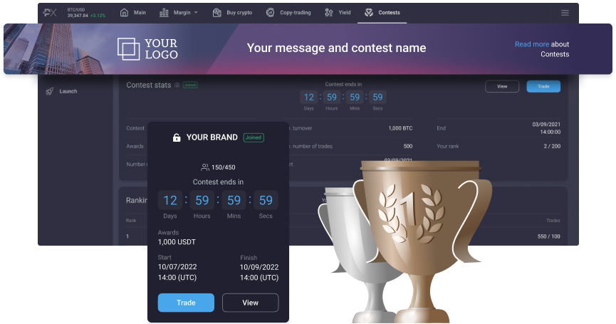Launch your trading contest on PrimeXBT
