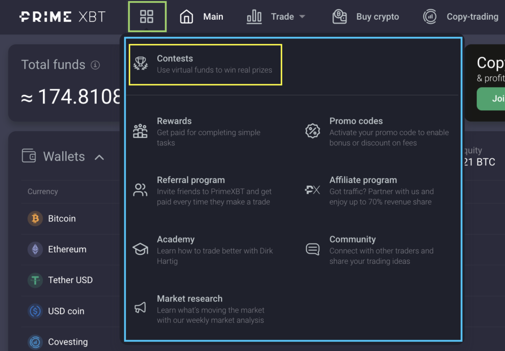 Contests on the PrimeXBT Platform - The Six Figure Challenge